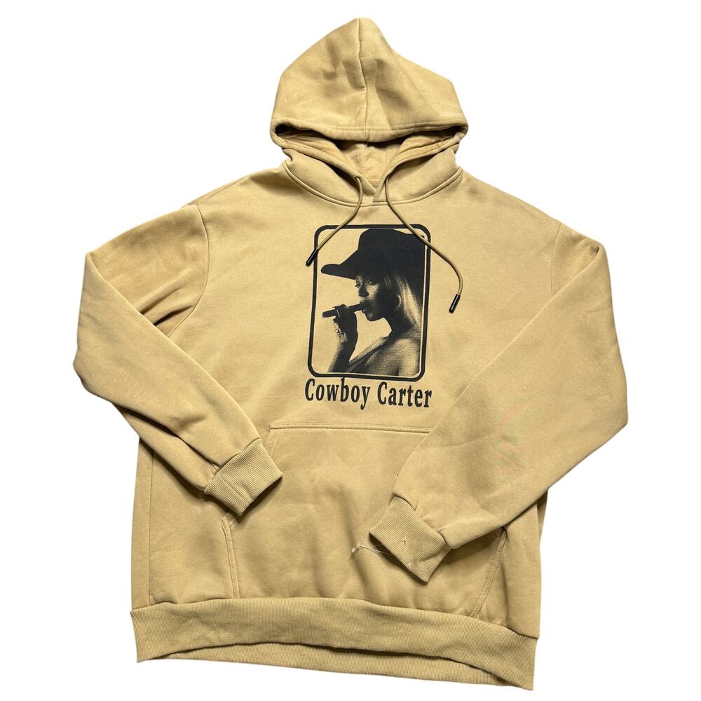 Beyonce Cowboy Carter Beige Hoodie - Tour Pullover XXL 2025 Brown Pullover